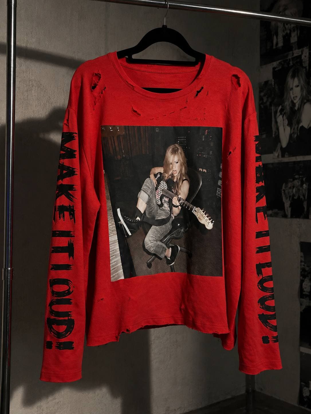 "Superstar Avril Lavigne" Longsleeve, вид спереди